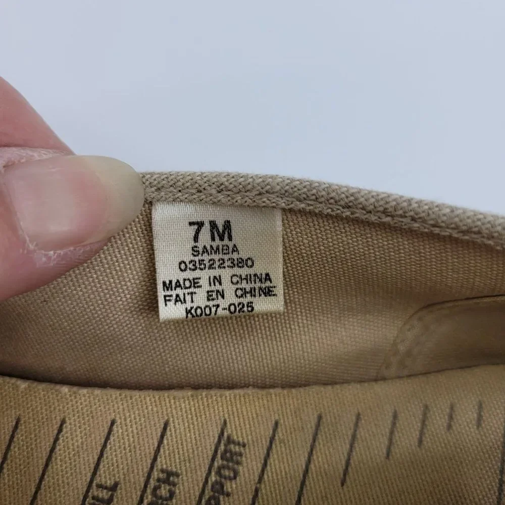 Liz Claiborne Vintage Samba Comfort‎ Espadrille Flats Arch Support Tan Sz 7